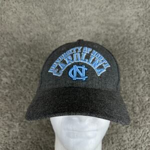 VINTAGE Carolina Tar Heels Hat Mens One Size Gray Wool Blend Nike Air Jordan